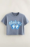 Treasure & Bond Kids' Band Graphic Cotton T-shirt In Gray
