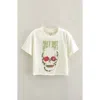 Treasure & Bond Kids' Band Graphic Cotton T-shirt In White