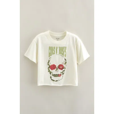 Treasure & Bond Kids' Band Graphic Cotton T-shirt In White