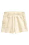 Treasure & Bond Kids' Cotton French Terry Shorts In Ivory Pearl