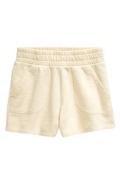 Treasure & Bond Kids' Cotton French Terry Shorts In Ivory Pearl