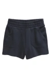 Treasure & Bond Kids' Cotton French Terry Shorts In Navy India Ink