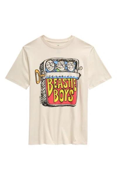 Treasure & Bond Kids' Cotton Graphic T-shirt In Ivory Dove Beastie Boys