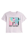 Treasure & Bond Kids' Crop Graphic Tee In Purple Tint Mtv