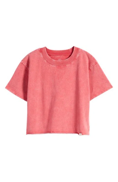 Treasure & Bond Kids' Crop T-shirt In Pink