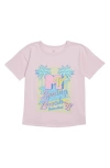 Treasure & Bond Kids' Easy Fit Graphic T-shirt In Pink Windsome Mtv