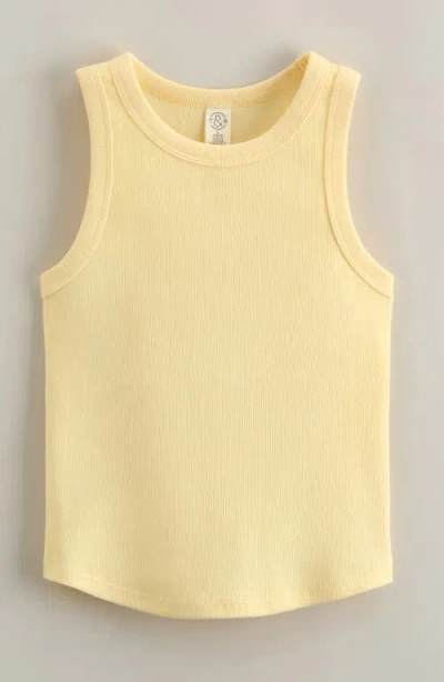 Treasure & Bond Kids' Easy Rib Tank In Yellow
