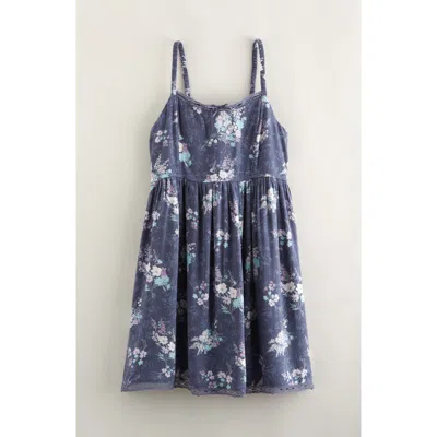 Treasure & Bond Kids' Floral Babydoll Slipdress In Multi