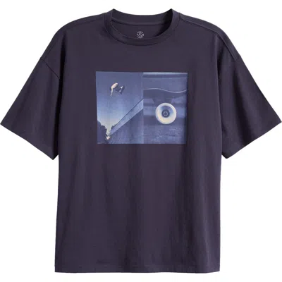 Treasure & Bond Kids' Graphic T-shirt In Blue