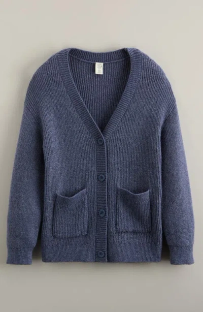 Treasure & Bond Kids' Oversize Cardigan In Blue