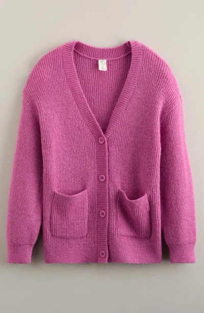 Treasure & Bond Kids' Oversize Cardigan In Pink
