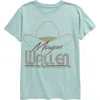 Treasure & Bond Kids' Oversize Cotton Graphic T-shirt In Blue Raindrop Morgan Wallen