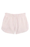 Treasure & Bond Kids' Pull-on Shorts In Pink Moonlite Lagos Stripe