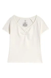Shop Treasure & Bond Kids' Ruched Cotton T-shirt