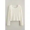 Treasure & Bond Kids' Stretch Lace Top In Neutral