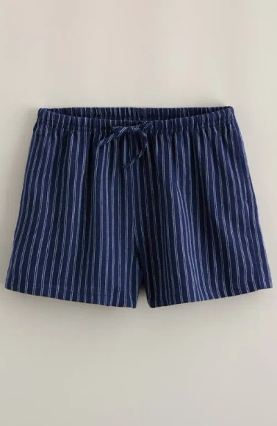 Treasure & Bond Kids' Stripe Drawstring Shorts In Neutral