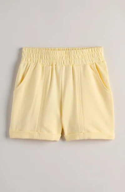 Treasure & Bond Kids' Terry Cloth Shorts In Yellow