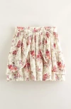 Treasure & Bond Kids' Tiered Ruffle Skirt In Neutral