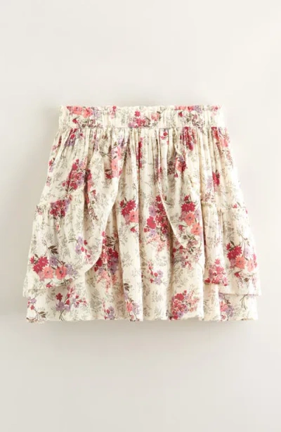 Treasure & Bond Kids' Tiered Ruffle Skirt In Neutral