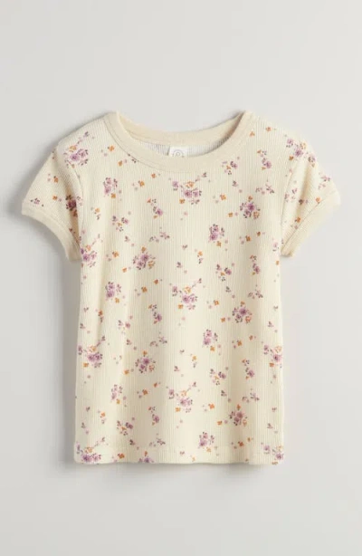 Treasure & Bond Kids' Waffle Thermal T-shirt In White