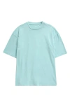 Treasure & Bond Kids' Washed Crewneck T-shirt In Blue Raindrop