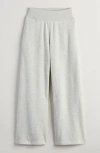 Treasure & Bond Kids' Wide-leg Cotton Blend Sweatpants In Gray