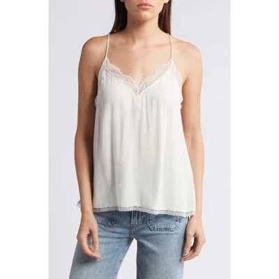 Treasure & Bond Lace Trim Camisole In Pink Sepia