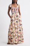Treasure & Bond Linen Blend Maxi Sundress