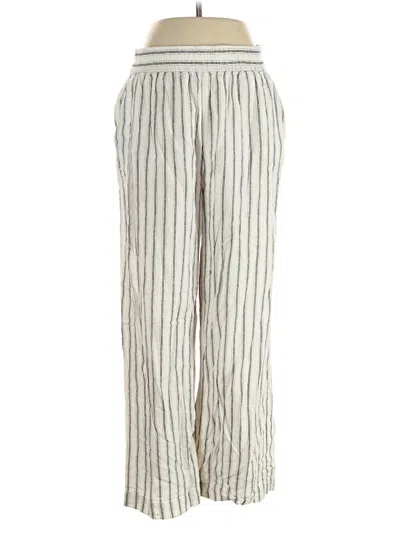 Pre-owned Treasure & Bond Linen Pants In Silver