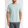 Treasure & Bond Lived In Slub Jersey Crewneck T-shirt In Blue