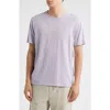 Treasure & Bond Lived In Slub Jersey Crewneck T-shirt In Purple