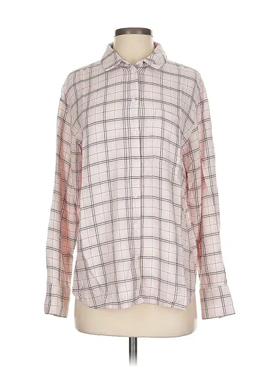 Pre-owned Treasure & Bond Long Sleeve Blouse In Pink