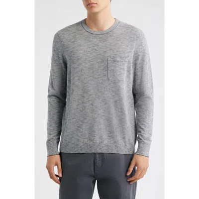 Treasure & Bond Long Sleeve Transitional Sweater In Gray