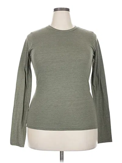 Pre-owned Treasure & Bond Long Sleeve T-shirt In Green