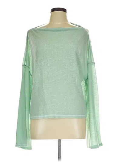 Pre-owned Treasure & Bond Long Sleeve T-shirt In Green
