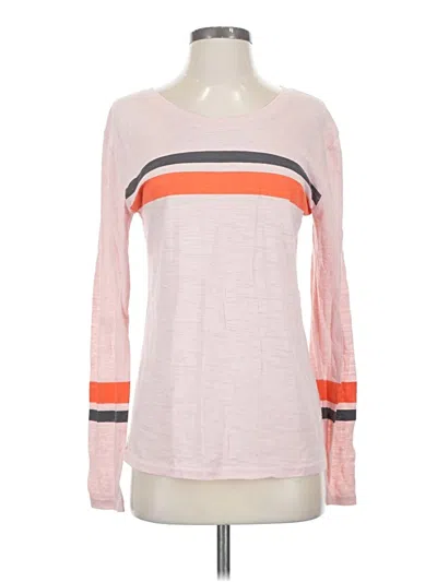 Pre-owned Treasure & Bond Long Sleeve T-shirt In Pink