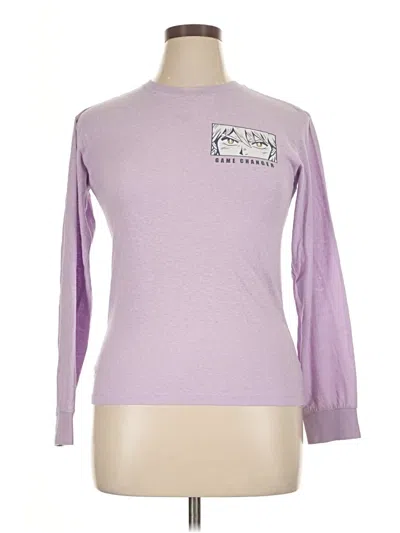 Pre-owned Treasure & Bond Long Sleeve T-shirt In Purple