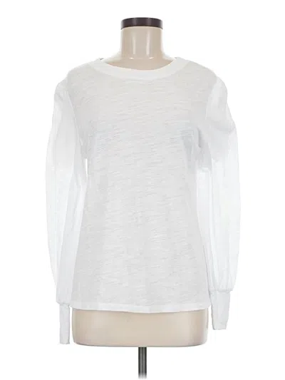 Pre-owned Treasure & Bond Long Sleeve T-shirt In White
