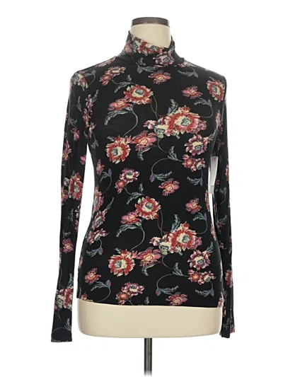 Pre-owned Treasure & Bond Long Sleeve Turtleneck In Black