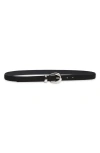 Treasure & Bond Maria Suede Belt In Black