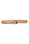 Treasure & Bond Maria Suede Belt In Brown