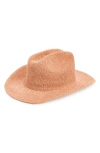 Treasure & Bond Marled Knit Cowboy Hat In Coral