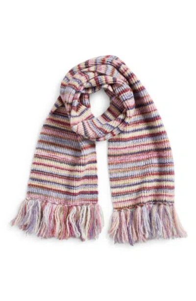 Treasure & Bond Melange Knit Scarf In Multi