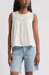 Treasure & Bond Mesh Yoke Tank In White