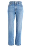 Treasure & Bond Mid Rise Straight Leg Ankle Jeans