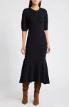 TREASURE & BOND TREASURE & BOND PIMA COTTON BLEND SWEATER DRESS