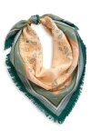 TREASURE & BOND TREASURE & BOND PRINT SQUARE SILK SCARF