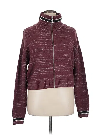 Pre-owned Treasure & Bond Pullover Sweater In Burgundy