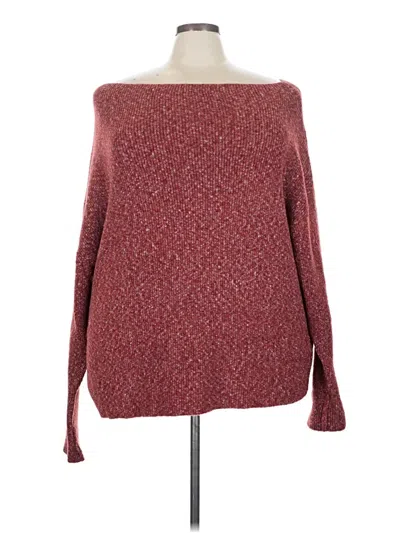 Pre-owned Treasure & Bond Pullover Sweater In Burgundy