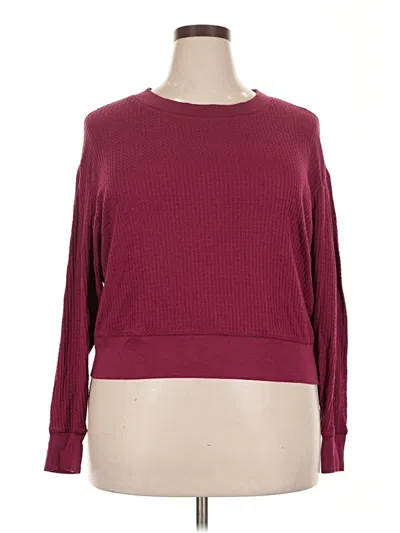 Pre-owned Treasure & Bond Pullover Sweater In Burgundy